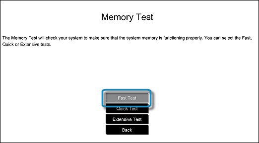 Memory Fast Test