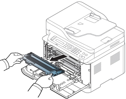 Imprimante multifonction laser couleur Samsung SL-C48x - Remplacement de la  cartouche de toner | Assistance clientèle HP®