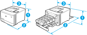 HP Color LaserJet Pro M454 - Especificaciones de la impresora | Soporte al  cliente de HP®