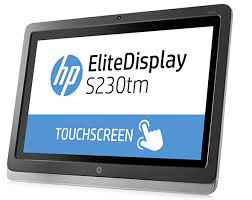 Monitor HP EliteDisplay S230tm de 23 pulgadas - Descripción general |  Soporte al cliente de HP®
