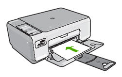 Loading Paper for the HP Photosmart C4200 All-in-One Printer Series | HP®  Customer Support