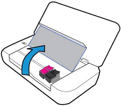 Hp Officejet 0 モバイル プリンター インク カートリッジの交換 Hp カスタマーサポート