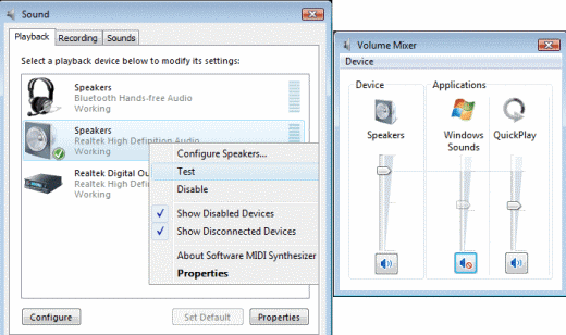 How To Enable Speaker In Windows Vista