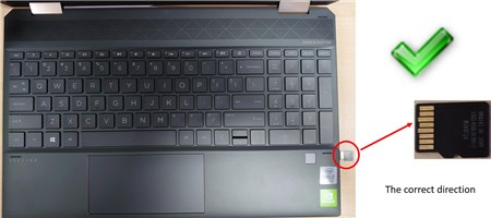 PC laptop convertibile HP Spectre 15-eb0000 x360 - Le schede Micro SD non  vengono riconosciute se inserite in modo errato nel lettore di schede |  Assistenza clienti HP®