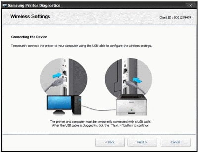 Samsung Printers - Wireless Settings Using Samsung Printer Diagnostics Customer Support