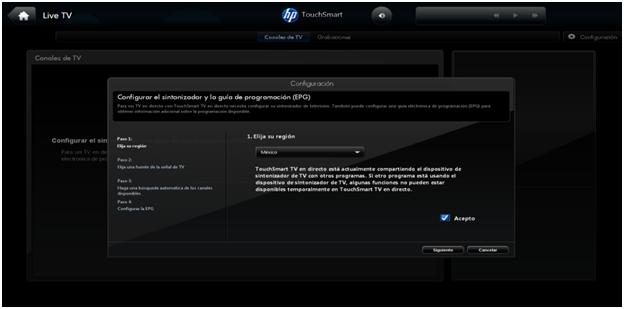 Desktops HP TouchSmart - Uso del software Touchsmart Live TV para  sintonizar TV en Windows Vista y Windows 7 | Soporte al cliente de HP®