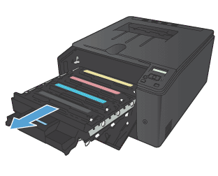 HP LaserJet Pro 200 color M251 - Byta ut tonerkassetterna | HP® kundsupport