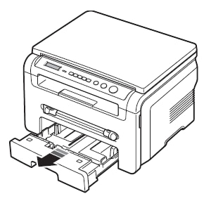 Imprimante laser multifonction Samsung SCX-4200 - Chargement du papier |  Assistance clientèle HP®