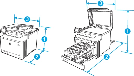 HP Color LaserJet Pro MFP M479 - Especificaciones de la impresora | Soporte  al cliente de HP®