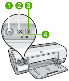 Imprimantes HP Deskjet série D2500 - Voyants clignotants | Assistance  clientèle HP®