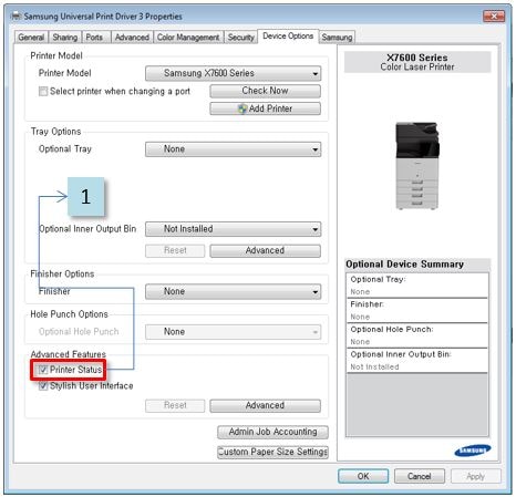 Samsung Printers - Status Monitor | HP® Customer