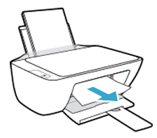 Imagem: Remover papel preso do interior da impressora