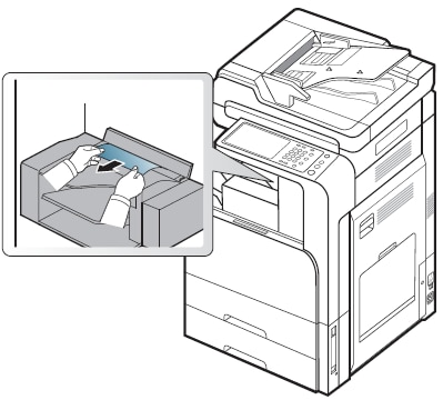 Samsung-lasertulostimet - Paperitukosten poistaminen | HP®-asiakastuki