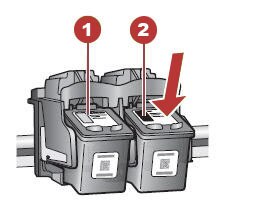 All-in-One-Drucker der Modellreihen HP Photosmart C4340, C4380 und C4390 -  Austauschen der Tintenpatronen | HP® Kundensupport