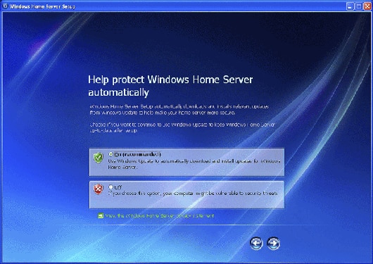 Help Protect Windows Home Server Automatically
 