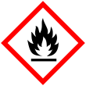 Étiquette de danger : liquide inflammable