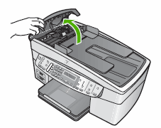 All-in-One-Drucker der Modellreihe HP Officejet 6300 - Der Fehler " Papierstau" wird auf dem Drucker angezeigt | HP® Kundensupport