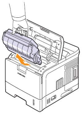 Samsung ML-4550, ML-4551 Laser Printers - Replacing the Toner Cartridge |  HP® Customer Support