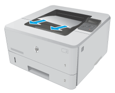 HP LaserJet Pro M402, M403 - Clear paper jams in the output bin | HP®  Customer Support