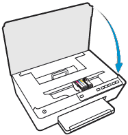 Image: Close the cartridge access door.