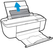  Removing jammed paper from the input tray