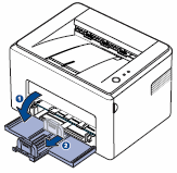 Imprimante laser Samsung ML-1640, ML-2240 - Chargement de papier |  Assistance clientèle HP®