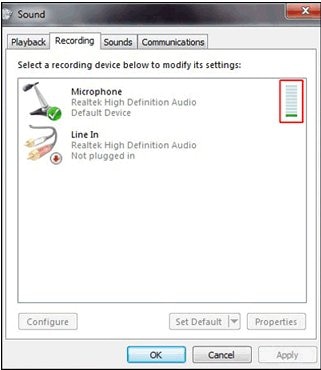 microphone (realtek high definition audio)