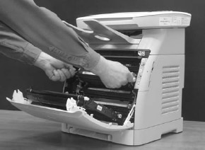 HP Color LaserJet CM1015 and CM1017 Multifunction Printer Series - Replace  the Toner Cartridge | HP® Customer Support