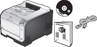 HP LaserJet Pro 300/400 color M351/M451 - 設定印表機（硬體） | HP®顧客支持