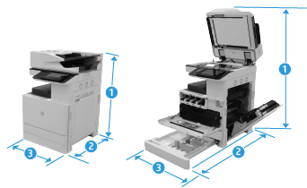 HP LaserJet Managed MFP E82540-E82560, HP Color LaserJet Managed MFP E87640-E87660  - Printer specifications | HP® Customer Support