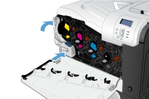 HP LaserJet Enterprise 500 color M551 - Replace the toner collection unit |  HP® Customer Support