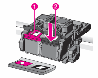 Impresoras e-Todo-en-Uno HP Photosmart: Sustitución de los cartuchos |  Soporte al cliente de HP®