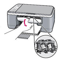 All-in-One Drucker der Modellreihe HP Deskjet F2100 - Austauschen der  Druckpatronen | HP® Kundensupport