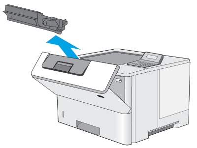 HP LaserJet Pro M501 - Clear paper jams in the toner-cartridge area | HP®  Customer Support