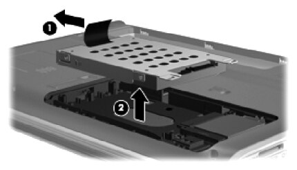 Notebooks HP Pavilion - Sustitución de la unidad de disco duro y unidad  óptica | Soporte al cliente de HP®