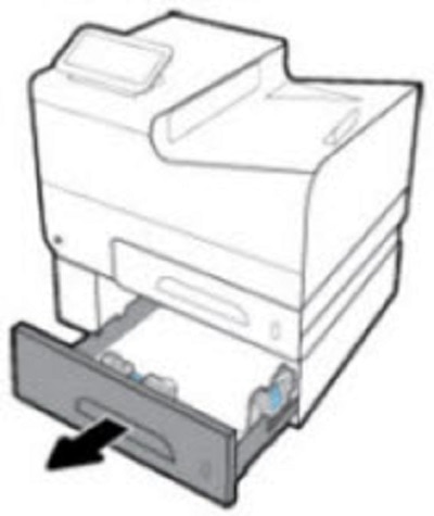 HP PageWide 300, 400, 500 series - Resolve paper jams,"Print Zone" jams,  and "0x61000013" error | HP® Customer Support