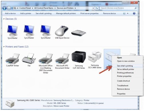 Stampanti laser Samsung Office - Lo stato della stampante connessa tramite  USB è offline | Assistenza clienti HP®