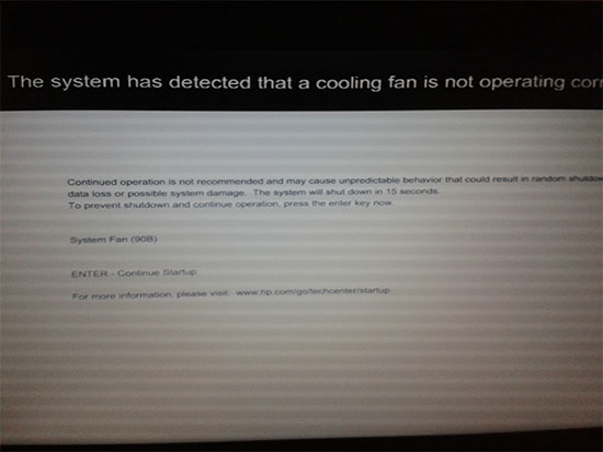 HP EliteBook, ProBook and mt40 Mobile Thin Client PCs - Intermittent  Cooling Fan Error During POST | HP® Customer Support