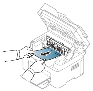 Samsung Xpress SL-M2070-M2079 többfunkciós lézernyomtató - Papírelakadás  megszüntetése | HP® Ügyféltámogatás