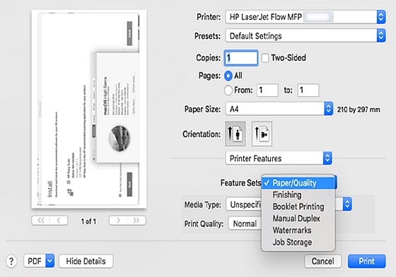hp printer assistant download mac