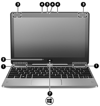 HP EliteBook Revolve 810 G1 Tablet - Identifying Components | HP® Customer  Support