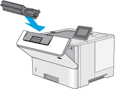 HP LaserJet Managed E50145 - Austauschen der Tonerpatrone | HP®  Kundensupport