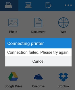 Samsung Mobile App - Cannot connect or print a Samsung printer using NFC or Direct | HP® Customer