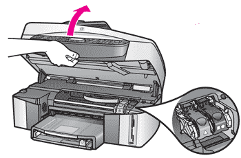 Replacing Cartridges for HP Officejet 7200, 7300, and 7400 ...