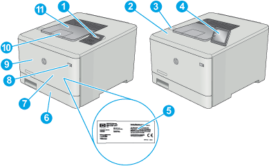 HP Color LaserJet Pro M452 - Product views | HP® Customer Support