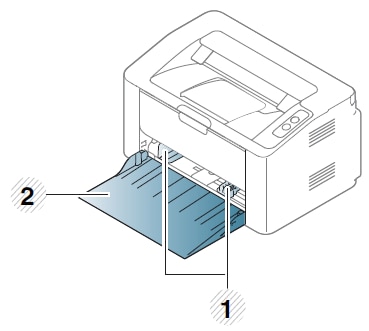 Samsung Xpress SL-M202x-laserprinter - Ilægning af papir i bakken ...
