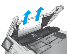 HP Color LaserJet Pro MFP M477 - Beseitigen von Papierstaus im  Vorlageneinzug | HP® Kundensupport