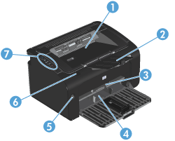HP LaserJet Professional P1102w, P1109w front view