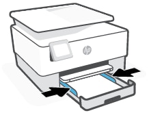 Loading paper in the input tray