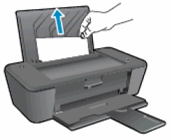 Image: Remove paper from the input tray